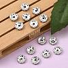 Brass Rhinestone Spacer Beads RB-A014-L10mm-01S-4