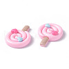 Opaque Resin Cabochons CRES-P023-03C-3