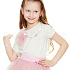 ANATTASOUL 8 Sets 8 Style Heart & Bowknot & Flower & Star & Bear Plastic Pendant Necklaces & Stretch Bracelets SJEW-AN0001-37-4