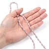 Opaque Glass Beads Strands GLAA-P001-03B-07-5