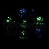 Luminous Transparent Resin Pendants RESI-D057-18-5