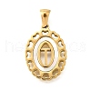 Golden 304 Stainless Steel Pendants STAS-K300-02G-T-1