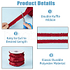 FIBLOOM 10 Yards Polyester Pleated Edged Ribbon for Clothing Decoration DIY-FI0001-13E-4