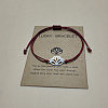 201 Stainless Steel Lotus Link Bracelets WGDDDBE-09-1