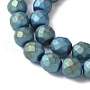 Electroplated Synthetic Non-magnetic Hematite Beads Strands G-S382-01H-3