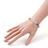 Transparent & Opaque Acrylic Beaded Bracelets for Kids BJEW-JB06504-4