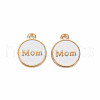 Mother's Day Alloy Enamel Charms ENAM-T016-11E-RS-2