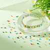   1800Pcs 18 Colors Frosted Glass Tube Beads FGLA-PH0001-09-5