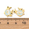 304 Stainless Steel Enamel Charms STAS-U060-02G-03-3