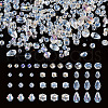 15 Strands 15 Styles Transparent Electroplate Glass Beads Strands EGLA-TA0001-13-4
