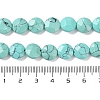 Synthetic Turquoise Beads Strands G-K357-B07-01-5