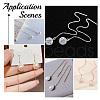 Beebeecraft 10Pcs Brass Stud Earring Findings KK-BBC0004-09P-5