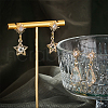 Unicraftale Brass Micro Clear Cubic Zirconia Stud Earring Findings KK-UN0002-65-2