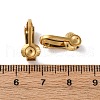 Ion Plating(IP) 304 Stainless Steel Clip-on Earring Findings STAS-E103-05G-3