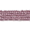 Glass Imitation Jade Beads Strands GLAA-H021-02-05-2