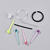 PP & PVC Ear Nuts Findings Kits SJEW-T003-01-2