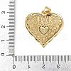 Brass Micro Pave Cubic Zirconia Pendants KK-S526-18G-4