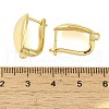 Brass Hoop Earrings Findings KK-B089-38G-3