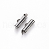 304 Stainless Steel Slide On End Clasp Tubes X-STAS-S115-01D-P-2