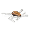 Natural Tiger Eye Pendants G-A176-A05-2