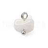 Natural Trochus Shell Chip Charms PALLOY-JF03437-02-3