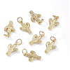BENECREAT 10Pcs Brass Pendants KK-BC0007-41-4