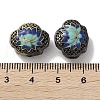 Brass Enamel Beads KK-M284-16AB-3