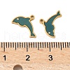 304 Stainless Steel Enamel Charms STAS-Z139-03G-03-3