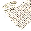 Brass Cable Chain Necklace Making KK-K337-12G-1