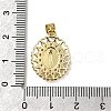 Brass Micro Pave Cubic Zirconia Pendants KK-C090-35G-02-3