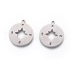 Non-Tarnish 201 Stainless Steel Pendants STAS-F231-047P-1