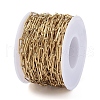 304 Stainless Steel Paperclip Chains CHS-L022-02D-G-4