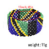 Bohemian Style Glass Seed Beaded Bracelets for Women FS-WGBF549-06-2