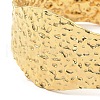 304 Stainless Steel Textured Wide Cuff Bangles BJEW-P302-10G-4
