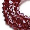 Transparent Electroplate Glass Beads Strands EGLA-A039-T3mm-A27-3
