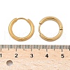 Ion Plating(IP) 304 Stainless Steel Huggie Hoop Earrings EJEW-F111B-17mm-G-3