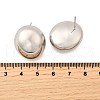 Brass Stud Earrings EJEW-S270-06P-3