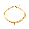 Bear Pendant Necklace for Teen Girl Women NJEW-JN03704-2