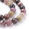 Natural Tourmaline Beads strands X-G-C076-8mm-10-3