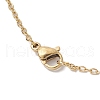 Glass & Glass Pearl Beads Pendants Necklaces for Women NJEW-MZ00106-01-5