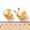 304 Stainless Steel Stud Earrings for Women EJEW-U051-01G-5