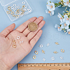 FIBLOOM 40Pcs 4 Styles Brass Connector Charms KK-FI0001-09-3