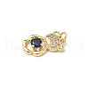 Brass Micro Pave Cubic Zirconia Pendants KK-Q068-04-2