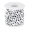 Aluminium Twisted Curb Chains CHA-TA0001-04-6