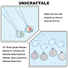 Unicraftale 62Pcs DIY Half Round Pendant Making Kits STAS-UN0021-32P-5