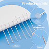  60Pcs 2 Styles 925 Sterling Silver Flat Head Pins STER-PH0001-88-4
