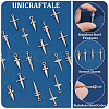 Unicraftale 24Pcs 4 Styles 304 Stainless Steel Pendants STAS-UN0060-02-5