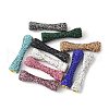 Rhinestone Clay Pave Brass Beads KK-P305-10G-1