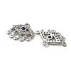 Brass Micro Pave Cubic Zirconia Pendants KK-P250-40P-2