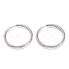 Tarnish Resistant 201 Stainless Steel Huggie Hoop Earrings EJEW-O095-02E-1